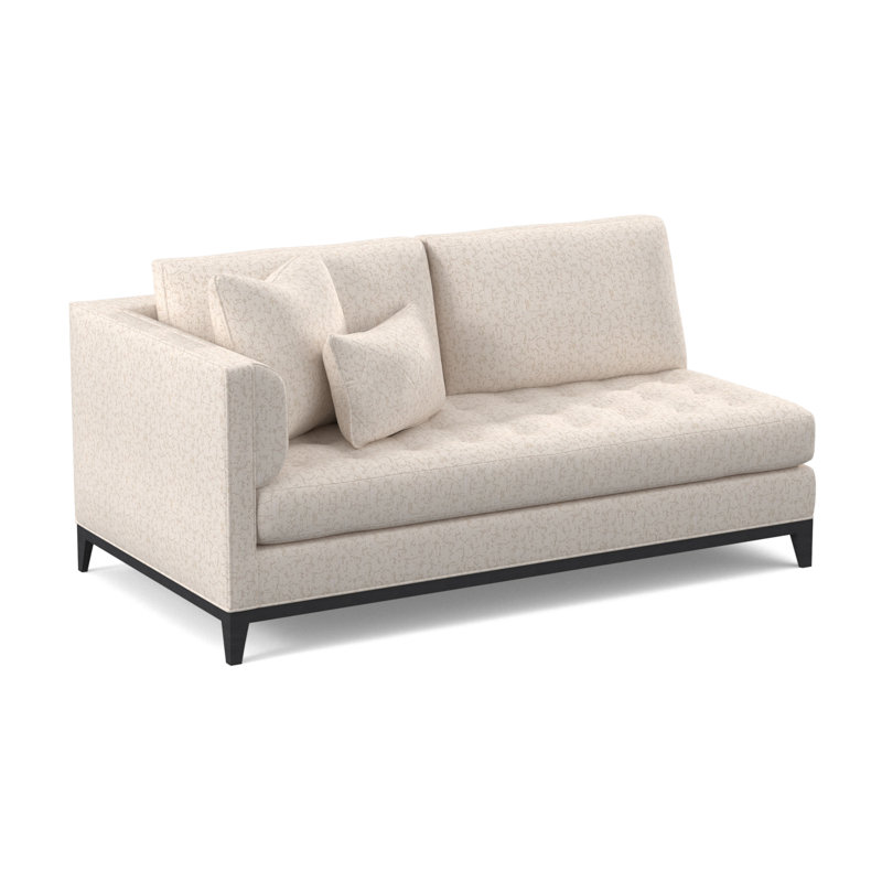 Paramount Upholstered Sectional Symmetrical, Espresso, Venice Ivory