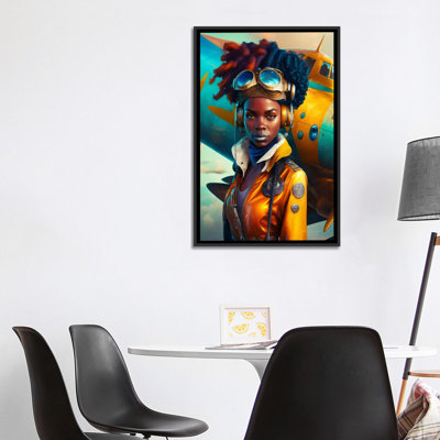 Afrofuturist, femme africaine pilote I
