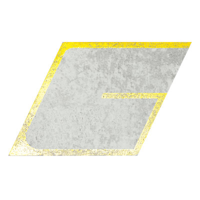 Carreau de mosaïque auto-adhésif en pierre 4 po x 4,6 po