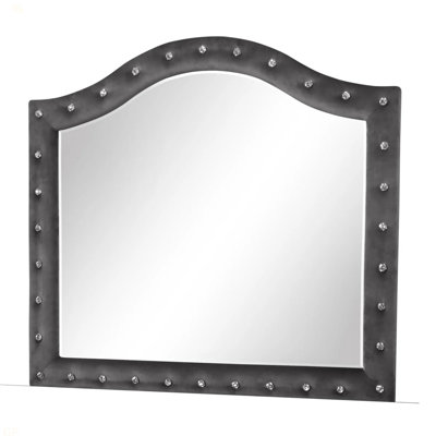 Miroir capitonné en cristal Sophia Modern Style