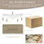 Meuble-lavabo flottant 48 po avec lavabo, meuble-lavabo mural moderne avec lavabo à surface solide et tiroirs à fermeture en douceur 48 po-1650290431-1650290401