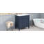 Meuble-lavabo de salle de bain moderne 30 po avec lavabo supérieur
