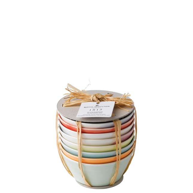 Ensemble de 8 bols à tapas Royal Doulton 1815 Brights