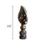 Frog-on-Lily-Lamp Finial laiton antique, 2,4 po