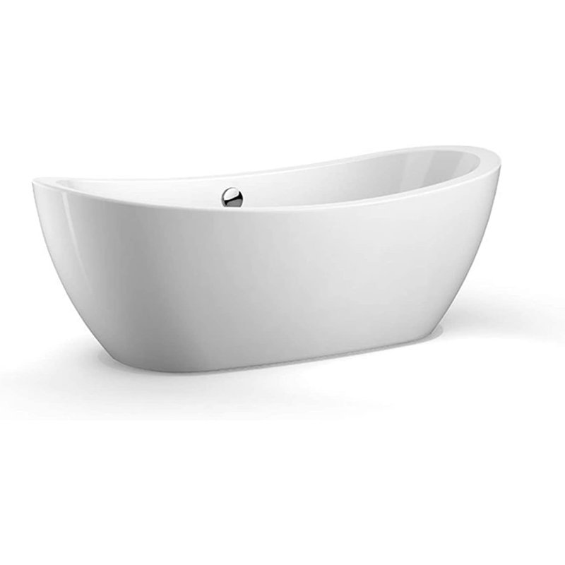 69'' x 31.5'' Freestanding Soaking Acrylic Bathtub