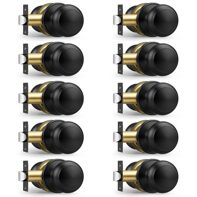 Passage Door Knobs with Round Rosette