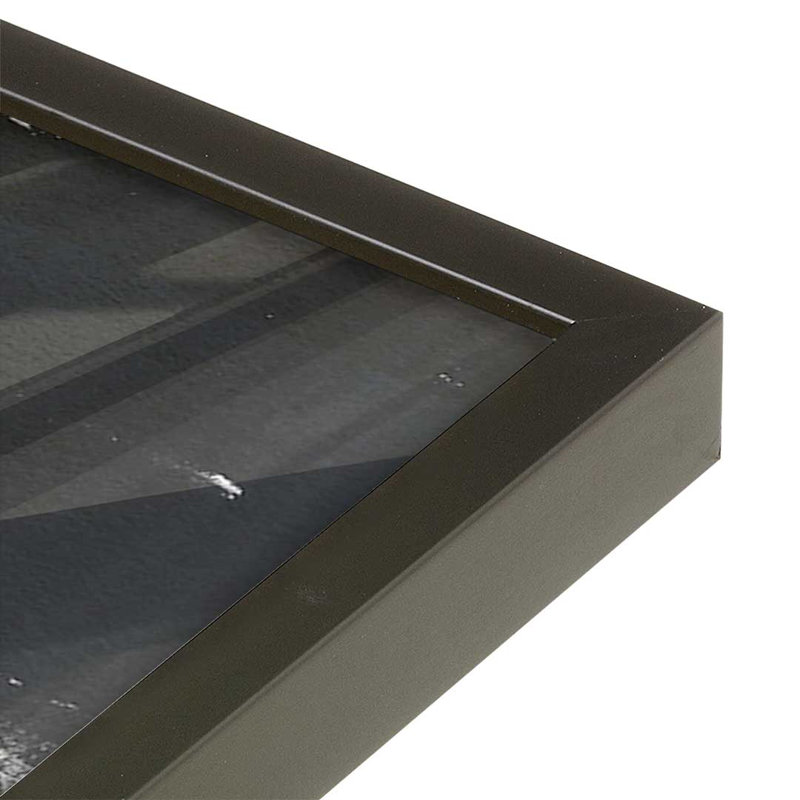 «Ripple Trace I» par Melissa Wang, reproduction d'art, Impression sur cadre ouvert sans papier mat, Noir, H 36 po x l 48 po
