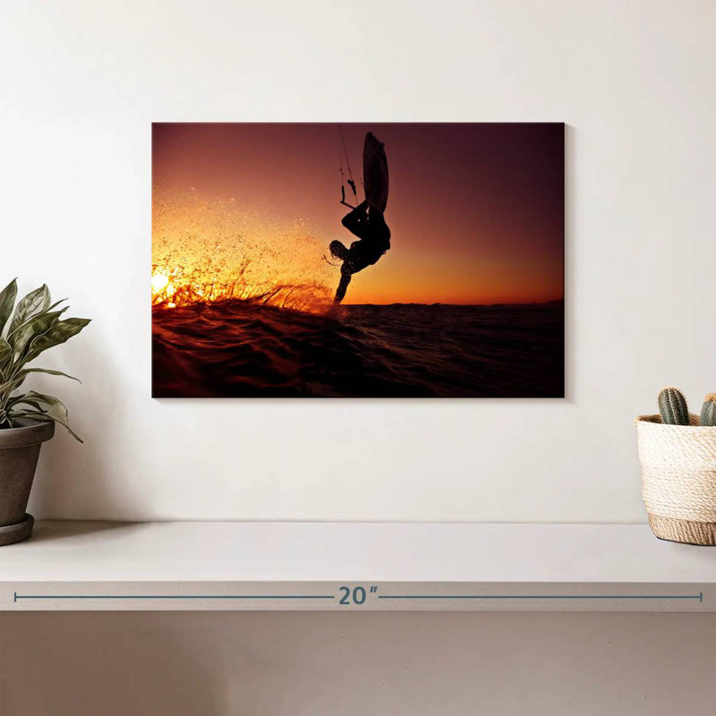 Kite-surf Sirci Sundown, H 8 po x l 12 po