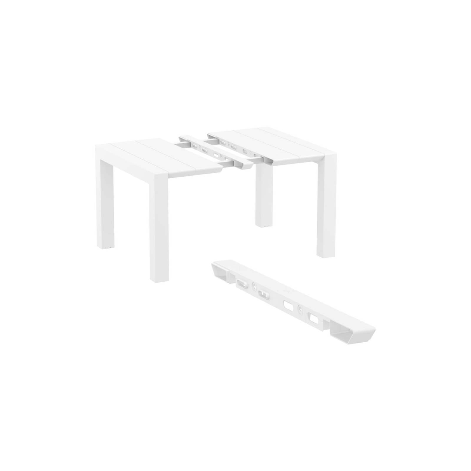 Farrah Umbrella Hole Extension, White