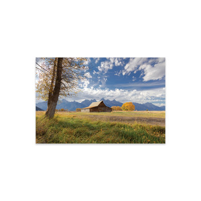 T.A. Moulton Barn, Mormon Row, Grand Teton National Park, Wyoming, États-Unis par Maresa Pryor - peinture sans cadre