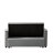 Eiri 55'' Wide Convertible Velvet Sleeper Square Arm Sofa Bed with Reclining Backrest and 2 Throw Pillows-1111629078