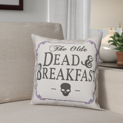 Scroll Border Throw Pillow