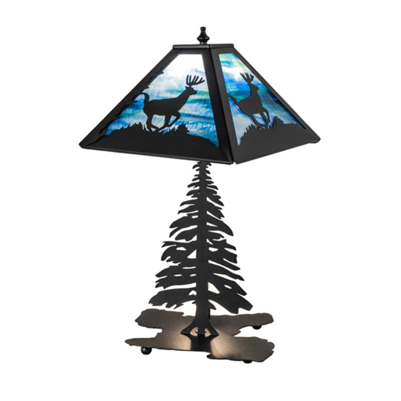 22" High Lone Deer Table Lamp