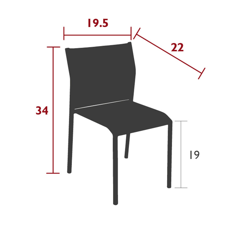 Cadiz Outdoor Dining Side Chair, Rosemary, 2