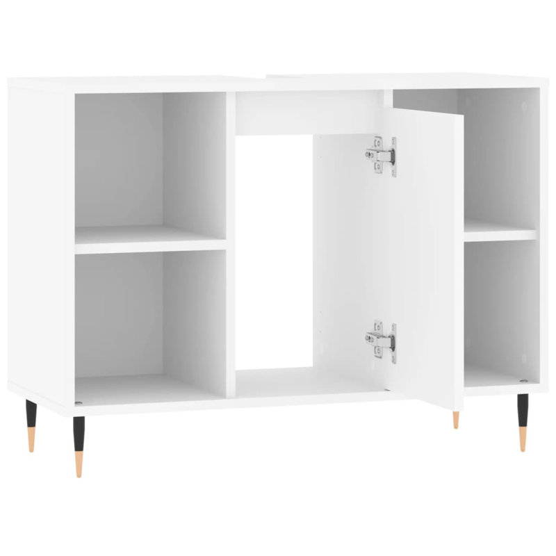 Malumbo Floor Mounted Bathroom Cabinet, White