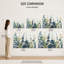 «Watercolor Stacked Soft Circles», reproduction d'impression sur toile tendue-129450258