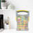 Storage Organizer Tool Box Set - Set of 4 Plastic Clear Top Parts, Craft, and Hardware Organizers with 3 Sized Compartments by Stalwart (Yellow/Black)