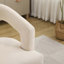 Chaise d'appoint moderne l 25,8 po avec pieds en bois-125879474-133442190