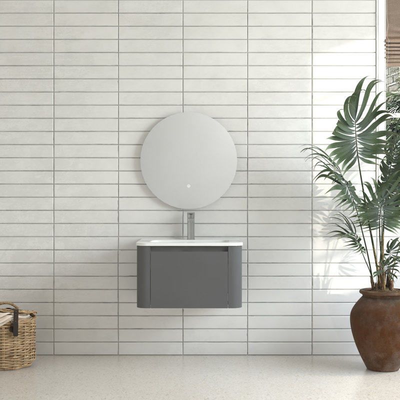 Meuble-lavabo mural flottant, 24"