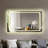 Ammarah Glass Flat Wall Mirror