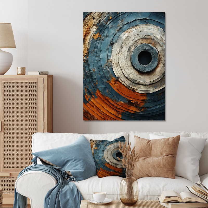 «Abstract Graceful Woodland II», reproduction d'art murale abstraite en métal, H 32 po x l 24 po x P 1 po