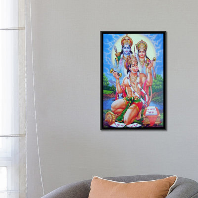 «Hindu God Hanuman», impression sur toile