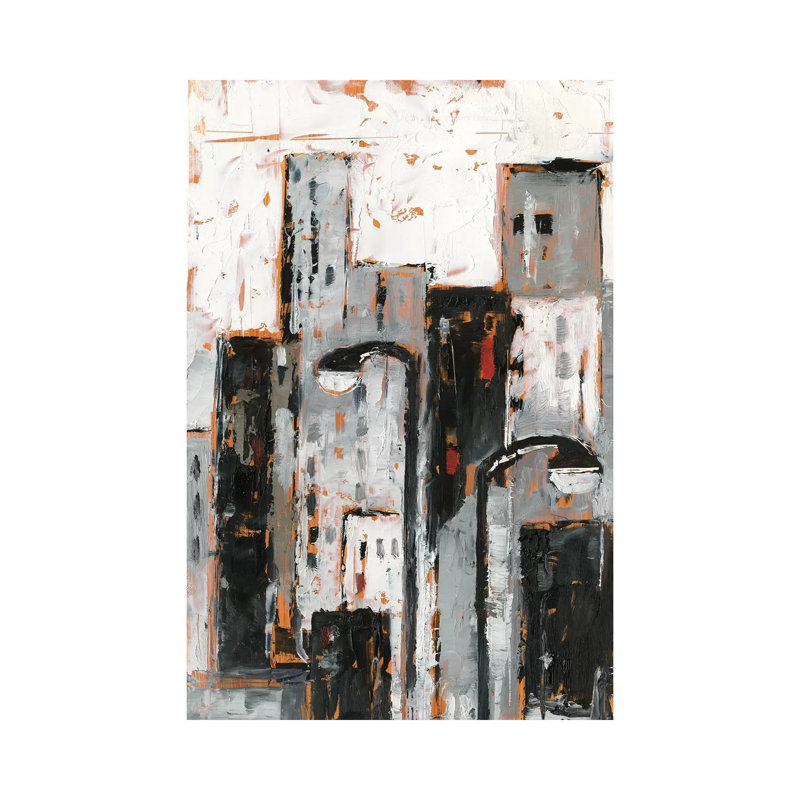 Illuminated City II by Ethan Harper - Wrapped Canvas Gallery-Wrapped Canvas Giclée, 20.32 cm H x 30.48 cm W