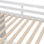 Lit mezzanine en bois avec armoires encastrées, armoires et tiroirs-1312319947