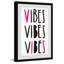 «Triple Vibe II», reproduction encadrée-267232938