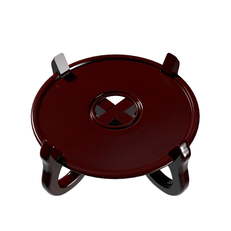 Support à poissons en forme de croix - taille 10,5 po. Diamètre de la base, H 5,75 po x L 13,25 po x P 13,25 po