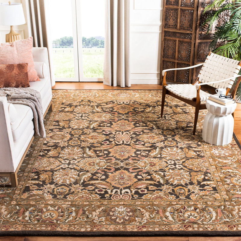 Tapis oriental en laine touffeté à la main Tingley, Rectangle 5 pi x 8 pi