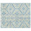 Tapis argenté et bleu clair noué à la main de haute qualité