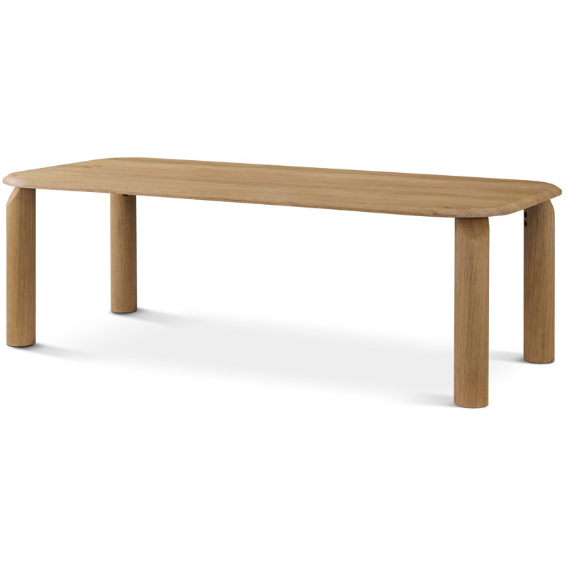 Vienna Dining Table, 30" H x 94.49" L x 41.34" W, Natural