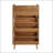Charming Double-Layer Rattan Shoe Rack Cabinet for Entrance, Enhancing Home Decoration and Organization-143232737