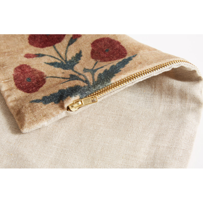 Rouge coquelicot 22 po x 22 po, 12 po x 16 po, Rectangle