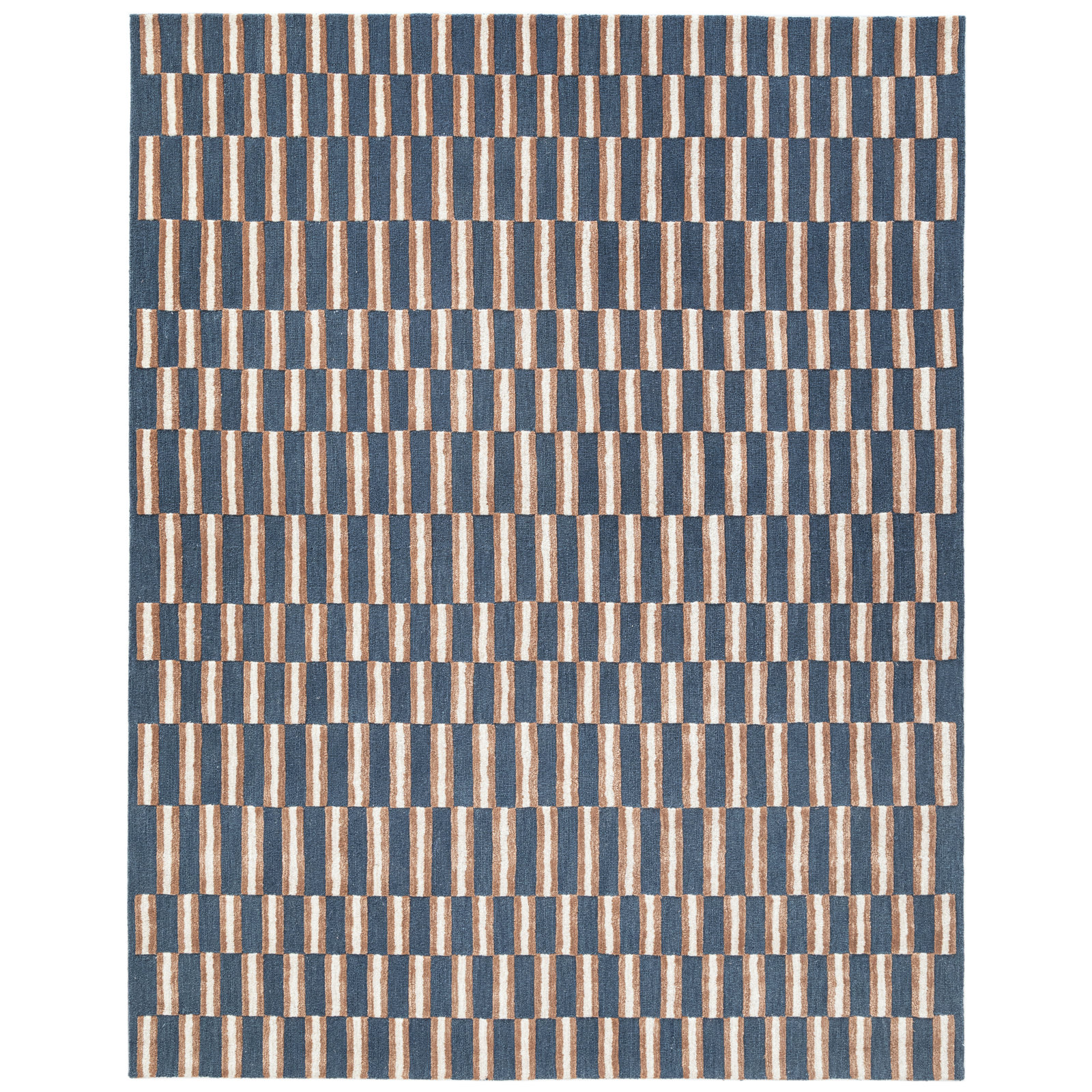 Waltham Hand-Tufted Striped Rug, Rectangle 3' x 5'