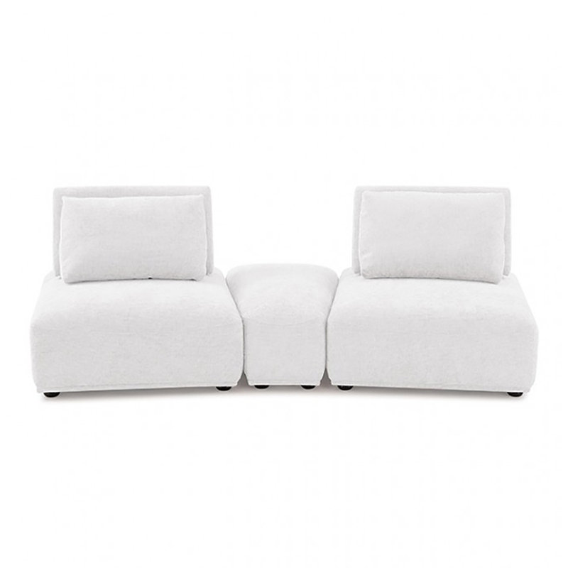 Causeuse Wayzata, Blanc