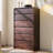 Maud Modern 8 Drawers Dresser for Bedroom, 55" Wide Dressers & Chest of Drawers w/Curved Profile Design-912329704-933140137