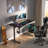 Eureka Ergonomic Music Sensing RGB LED Glass Gaming Desk