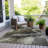 Machine Washable Indoor/Outdoor Xhevrie Gray Rug-806825865