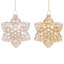Crystal Star Flower Ornament, 4.5 Inches