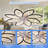 35.4In Ceiling Fan with Lights, Remote Control 3 Color Temperatures,6 Gear wind Speed Fan Light