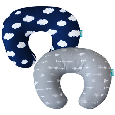 2 Pack Nursing Pillow Cover with Zipper