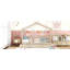 Lit en bois avec lit gigogne Watsons-995230064