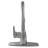 FlowCurve 8 in. Centerset 1-Handle Pull-Out Sprayer Kitchen Faucet with Deckplate in Polished Chrome