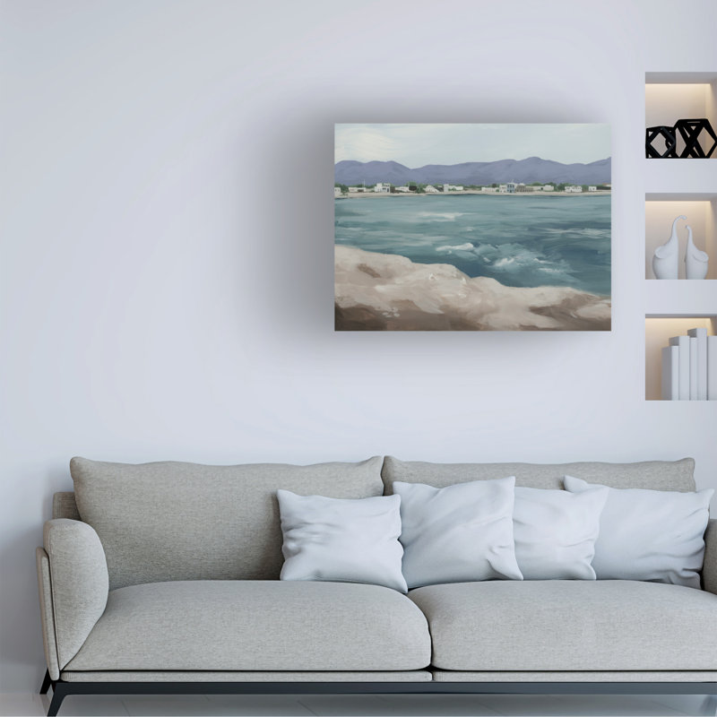 «Periwinkle Cove I» sur toile, H 35 po x l 47 po