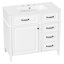 Meuble-lavabo 36 po avec comptoir en céramique-351730745