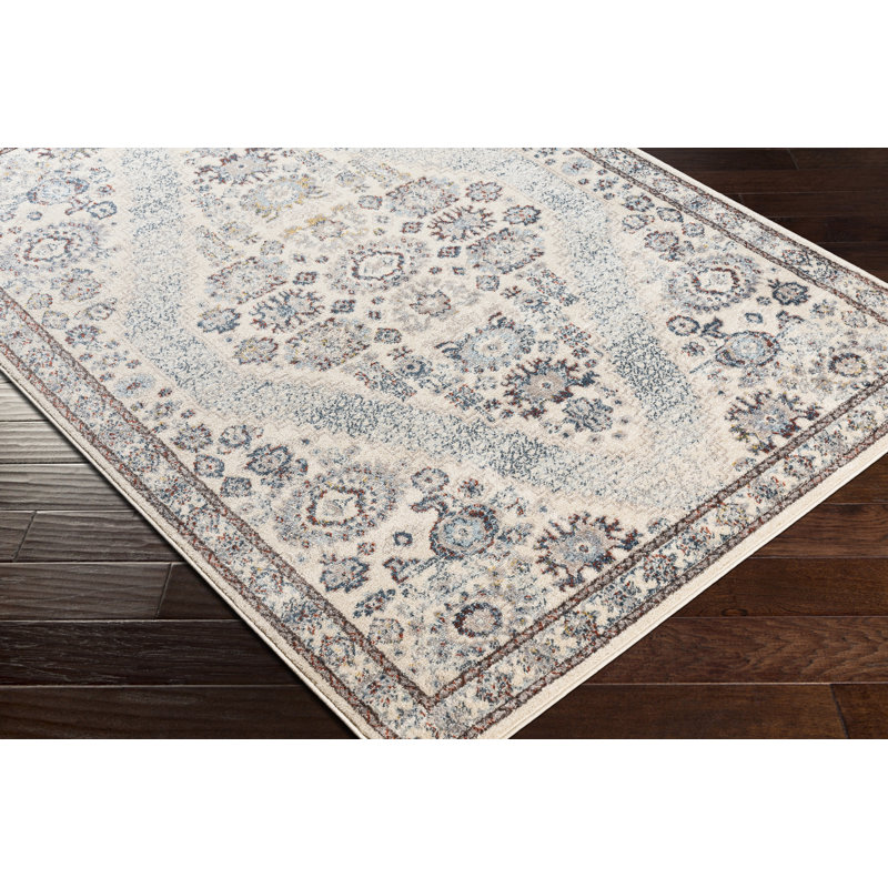 Jantz Hand Knotted Oriental Indoor / Outdoor Rug, Rectangle 6'7" x 9'