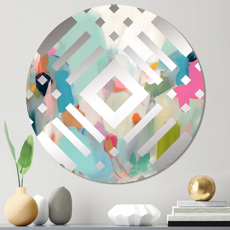 Miroir décoratif Braflin - Diamond, 23,6 po x 23,6 po
