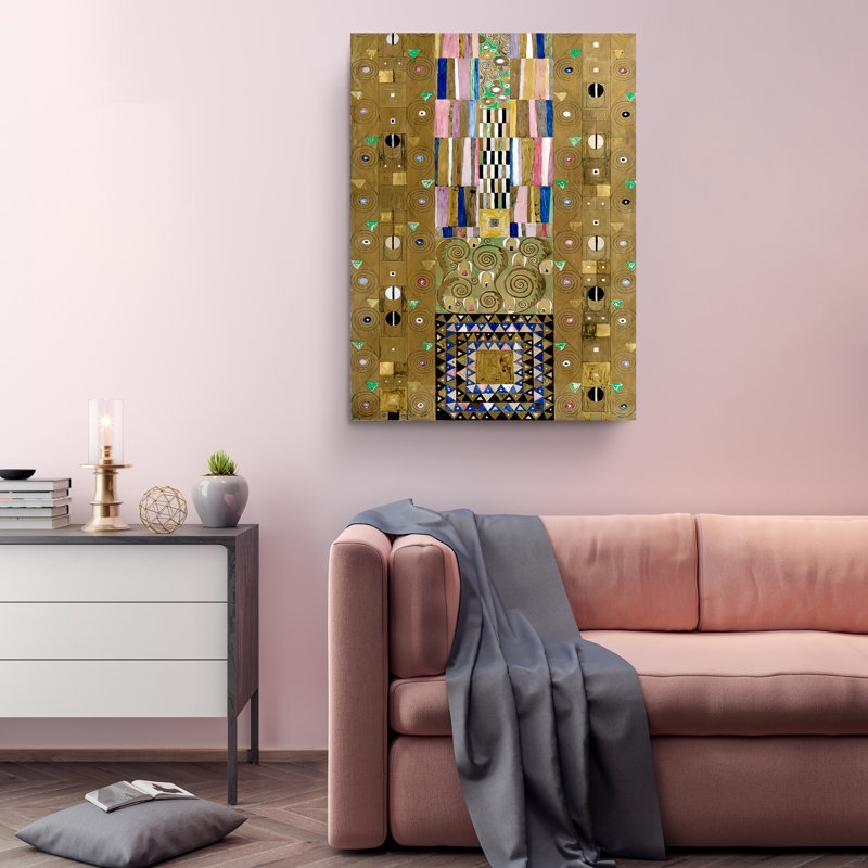 «Stoclet Frieze Reproduction» par Gustav Klimt, 30" H x 20" W